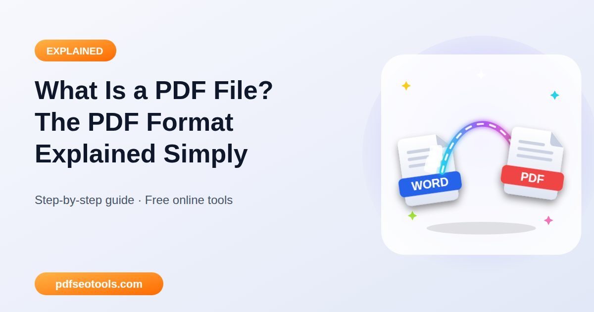 What Is a PDF File? The PDF Format Explained Simply