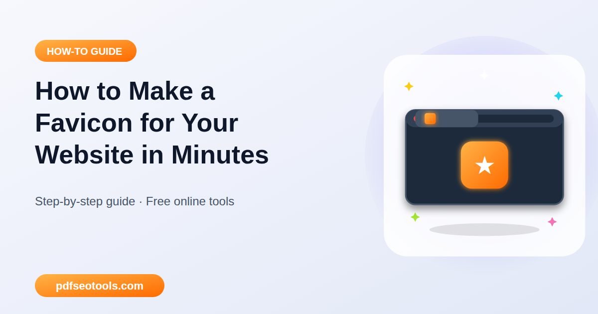 How to Make a Favicon for Your Website in Minutes