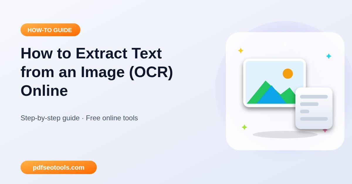 How to Extract Text from an Image (OCR) Online