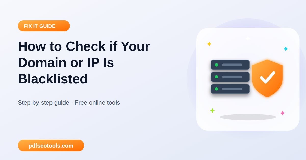 How to Check if Your Domain or IP Is Blacklisted