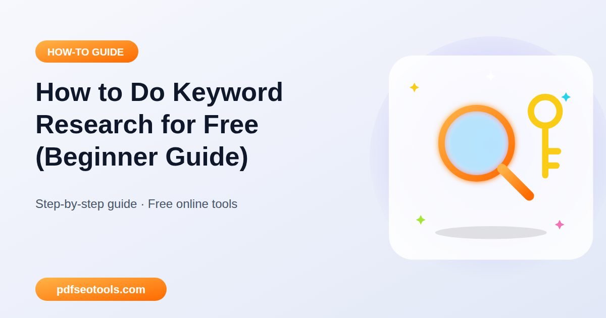 How to Do Keyword Research for Free (Beginner Guide)