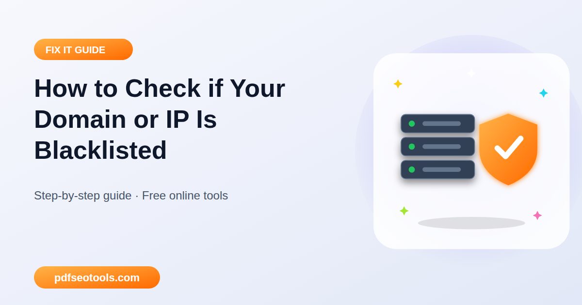 How to Check if Your Domain or IP Is Blacklisted